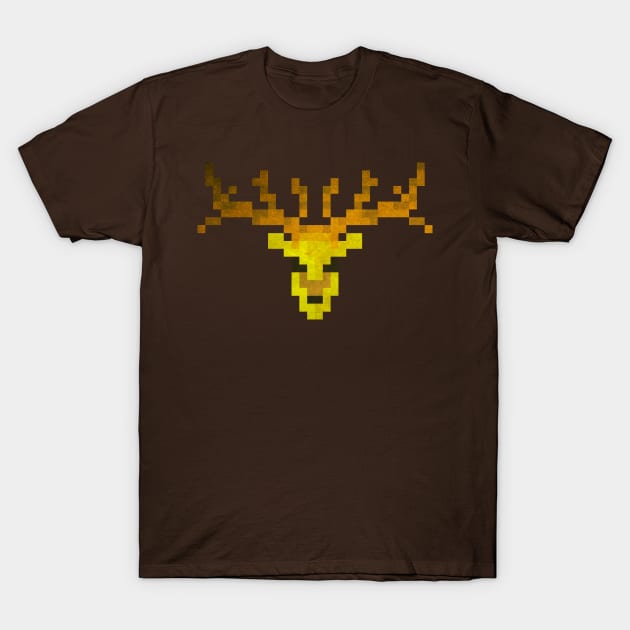 Pixel Deer T-Shirt by Olipix